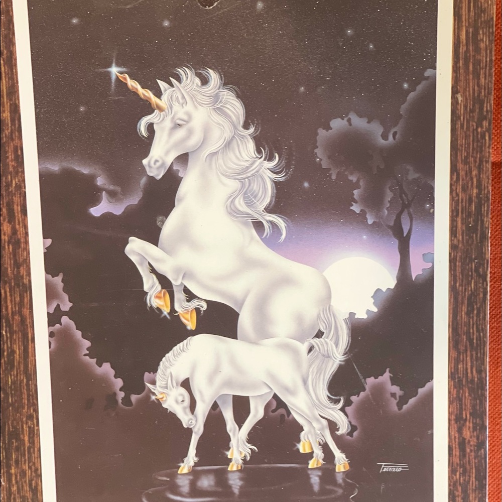 Horse design artwork and frame
